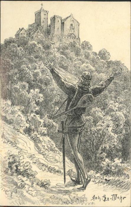 Mandoline Wartburgsänger Joh. Gg. Mohr