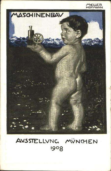 Ausstellung Bayr Landes Muenchen 1908 Maschinenbau Hofmann Müller No. 79