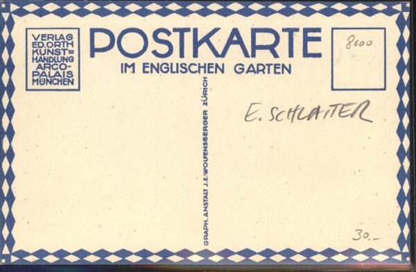Schlatter E.E. Im Englischen Garten – Bild 2