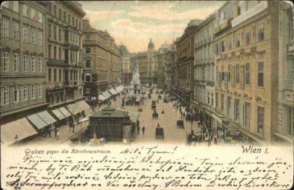 Wien Graben gegen die Kärntnerstrasse