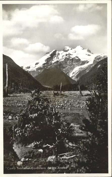 Argentinien Cerro Tronador Cordillera des los Andes