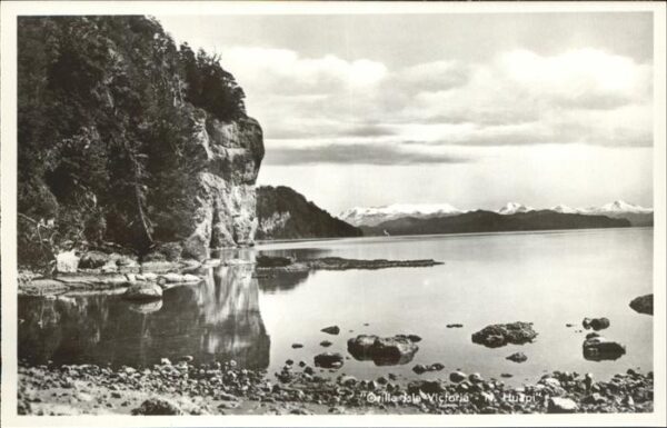 Nahuel Huapi Lago al orilla de la Isla Victoria
