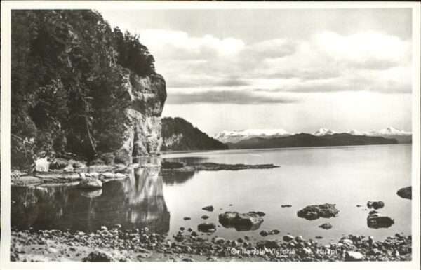 Nahuel Huapi Lago al orilla de la Isla Victoria
