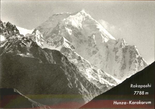 Pakistan Rakaposhi Hunza Karakorumgebirge Himala