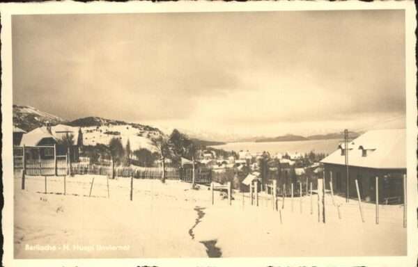 Bariloche Vista parcial lago Nahuel Huapi en invi
