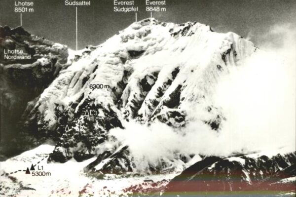 Nepal Mount Everest Ostwand Tibet Herrligkoff