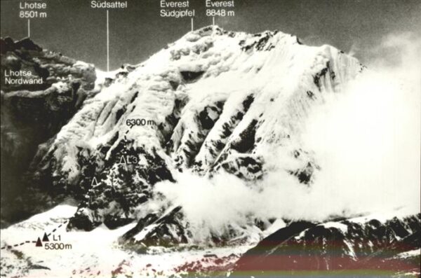 Nepal Mount Everest Ostwand Tibet Herrligkoff