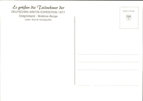 Groenland Arktis Expedition K. Herrligkoffer Watk – Bild 2