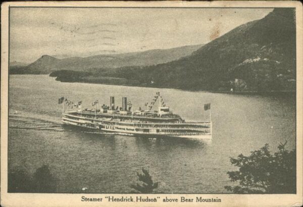 Dampfer Binnenschifffahrt Hendrick Hudson Bear Mountain