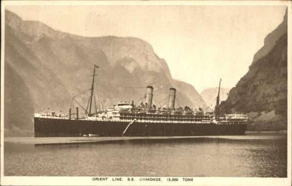 Dampfer Oceanliner Orient Line S.S. Ormonde