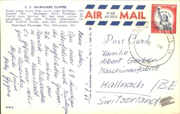 Dampfer Oceanliner S.S. Milwaukee Clipper – Bild 2