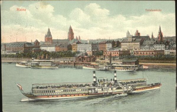 Dampfer Seitenrad Mainz