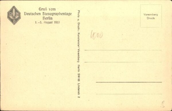 Strassenbahn Berlin Potsdamer Platz Stenographentage – Bild 2
