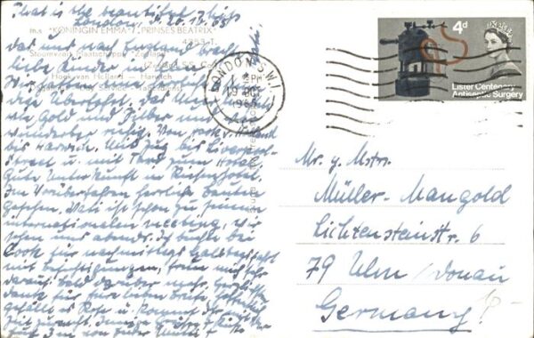 Dampfer Oceanliner M.S. Königin Emma Prinses Beatrix – Bild 2