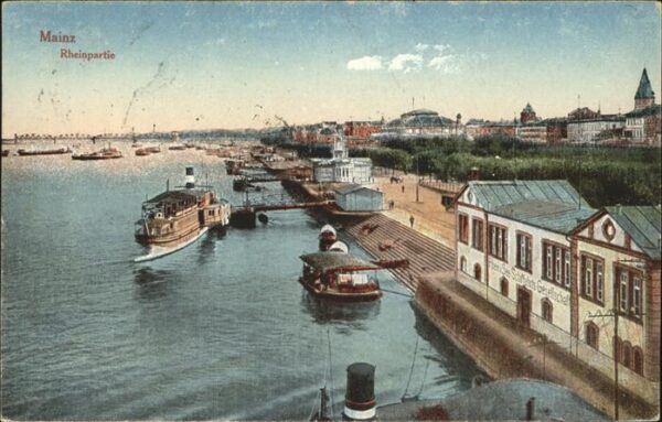 Boote Mainz Rheinpartie