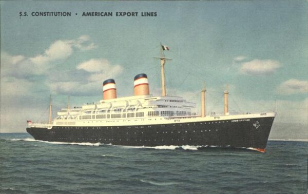Dampfer Oceanliner S.S. Constitution American Export Lines