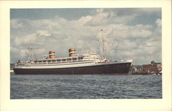 Dampfer Oceanliner Nieuw Amsterdam Holland-America Line