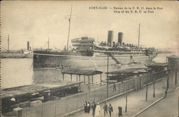 Dampfer Oceanliner P.R.O. Port Said