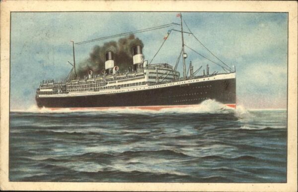 Dampfer Oceanliner S.S. Vilio Italien