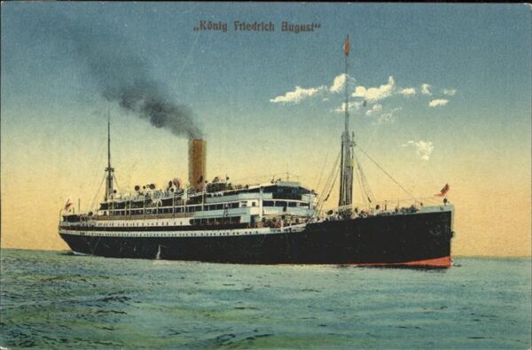 Dampfer Oceanliner König Friedrich August