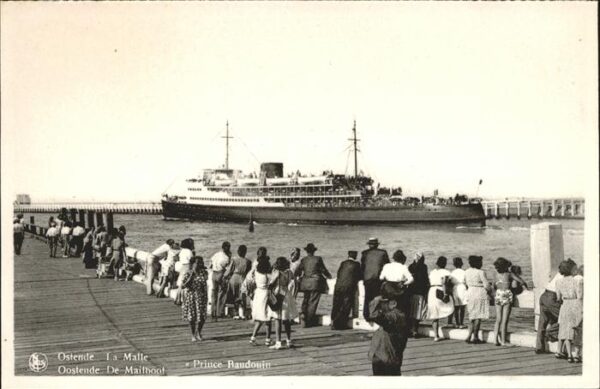 Faehre Ferry Bac Traghetto-- Prince Baudouin Ostende La Malle
