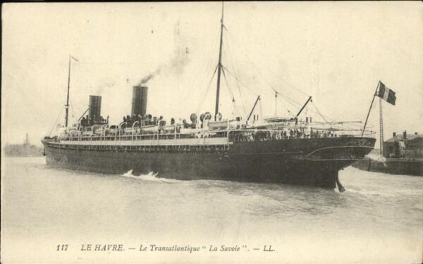 Dampfer Oceanliner La Savoie Le Havre