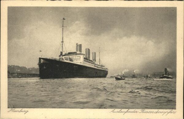 Dampfer Oceanliner Hamburg