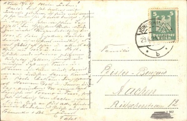 Dampfer Seitenrad Königswinter Berliner Hof – Bild 2