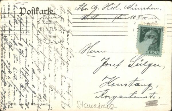 Segelboote Künstlerkarte Nr. 1632 – Bild 2