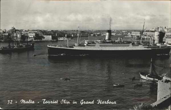 Dampfer Oceanliner Malta Grand Harbour