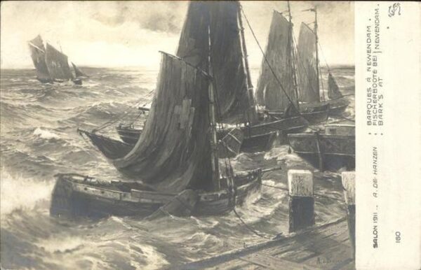 Segelboote Newendam A. De Hanzen Nr. 160
