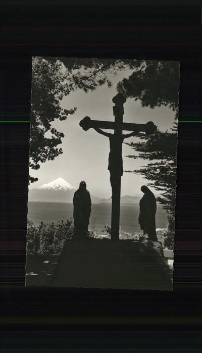 Jesus Christus Christentum Cerro Calvario con Volcan Osorno No. 6