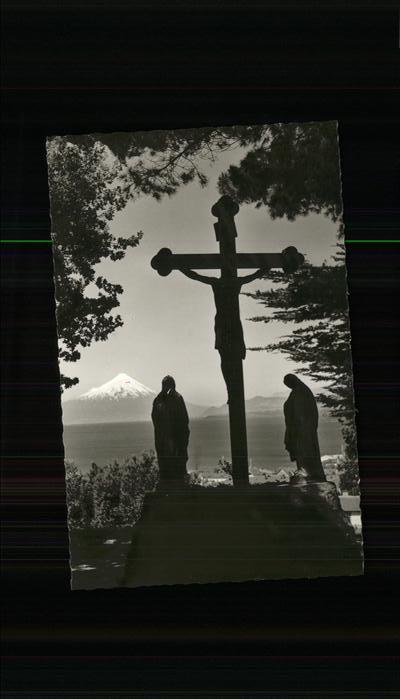 Jesus Christus Christentum Cerro Calvario con Volcan Osorno No. 6