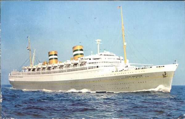 Dampfer Oceanliner S.S. Nieuw Amsterdam Holland-America Li