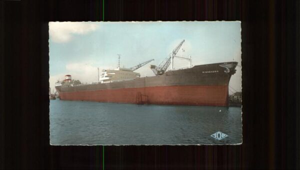 Dampfer Oceanliner Minnehoma Dunkerque Frankreich