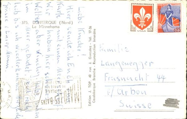 Dampfer Oceanliner Minnehoma Dunkerque Frankreich – Bild 2