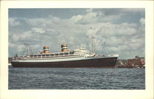 Dampfer Oceanliner Nieuw Amsterdam Holland-America Line