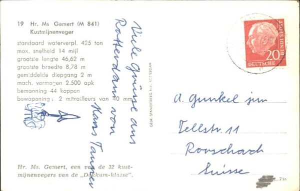 Boote Hr. Ms Gemert M841 Kustmijnenveger – Bild 2