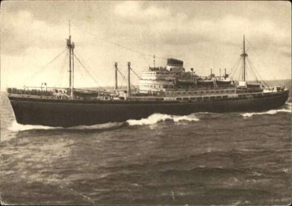 Dampfer Oceanliner Motanavi serie Navigatori Genova Italie