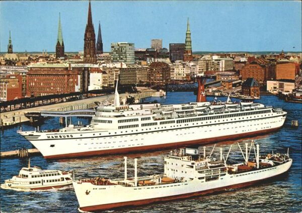 Dampfer Oceanliner TS Hamburg Hamburg
