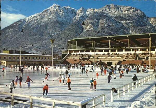 Schlittschuhlaufen Eislaufen Olympia-Eisstadion Garmisch-Partenkirch