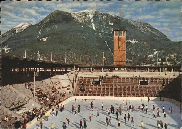 Schlittschuhlaufen Eislaufen Olympia-Eisstadion Garmisch-Partenkirch