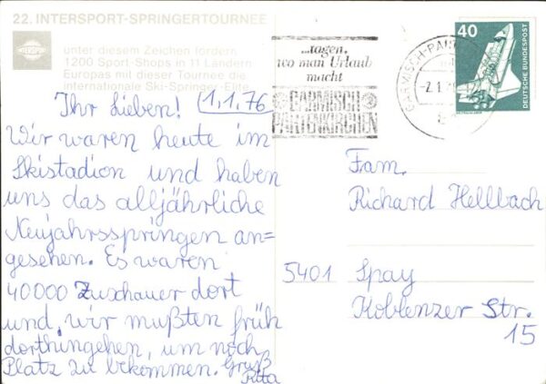 Ski-Flugschanze Ski-Springen Oberstdorf Garmisch-Parten – Bild 2