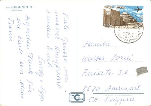 Schiffe Ships Navires T/N Eugenio C. – Bild 2