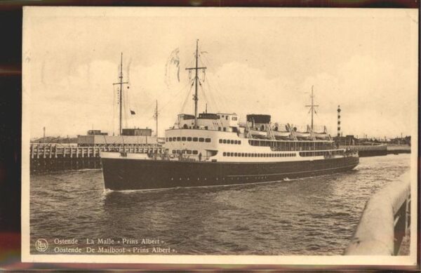 Faehre Ferry Bac Traghetto-- Ostende La Malle Prins Albert