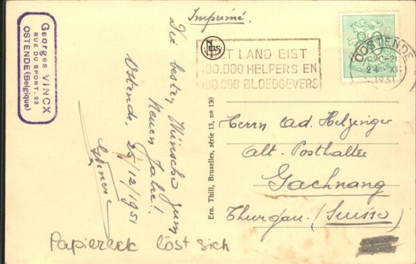 Faehre Ferry Bac Traghetto-- Ostende La Malle Prins Albert – Bild 2