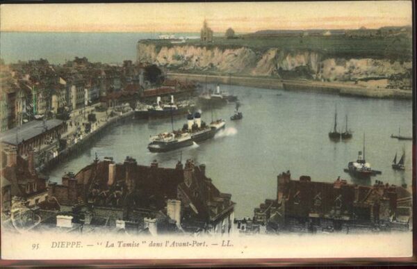 Schiffe Ships Navires Dieppe La Tamise Avant-Port