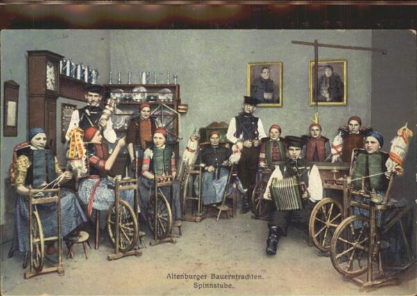 Trachten Altenburg Spinnstube Handharmonika