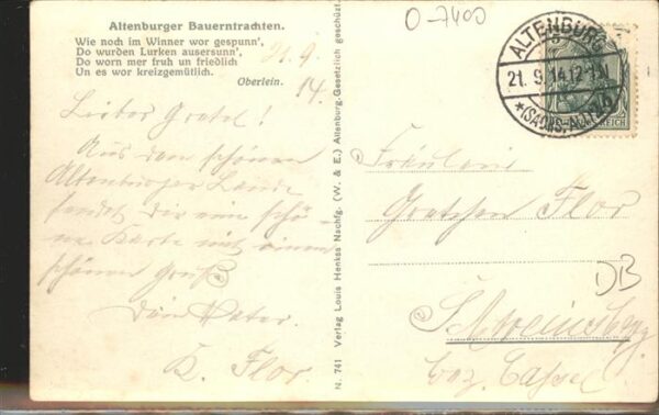 Trachten Altenburg Spinnstube Handharmonika – Bild 2