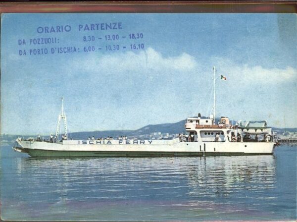 Faehre Ferry Bac Traghetto-- Ischia Ferry Traghetto Pozzuoli Italien